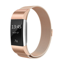 Load image into Gallery viewer, Stainless Steel Strap for fitbit charge 2 band Milanese Loop Replacement Link bracelet Wrist Belt Magnetic Watchband Accessories
