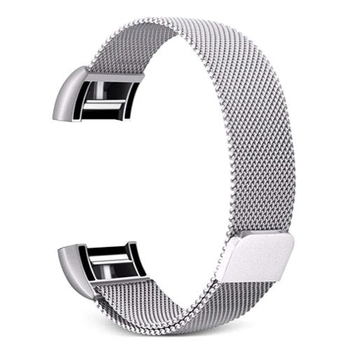Stainless Steel Strap for fitbit charge 2 band Milanese Loop Replacement Link bracelet Wrist Belt Magnetic Watchband Accessories