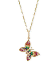 Load image into Gallery viewer, Rainbow Swarovski Elements Pendant Necklaces in 14K Gold (Multiple Options)