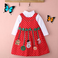 Load image into Gallery viewer, girls christmas/holiday dress set  High Quality