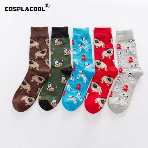 [COSPLACOOL]Style Harajuku Pug Dog socks