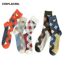 Load image into Gallery viewer, [COSPLACOOL]2017 The Diamond Multicolor Business Happy Meias Crew Creative Hip Hop Skateboard Socks Funny Unisex Warm Socks