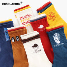 Load image into Gallery viewer, Van Gogh Calcetines Hombre Divertidos Japan Funny Skateboard Socks Men