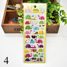 Load image into Gallery viewer, DIY Cute Kawaii Cartoon 3D Sponge Bubble Sticker Lovely Cat Dog Giraffe Elephant