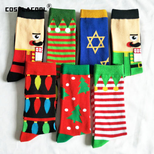 High Quality Christmas/Holiday  Socks For Men / Combed Cotton