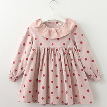 Load image into Gallery viewer, Bear Leader Girls DressRuffles A-Line Striped Full Sleeve Kids Dress  3T-7T