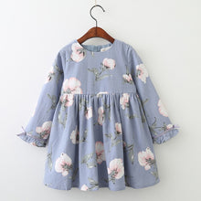 Load image into Gallery viewer, Bear Leader Girls DressRuffles A-Line Striped Full Sleeve Kids Dress  3T-7T