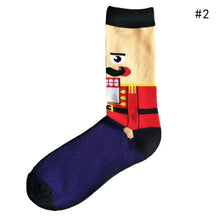 Load image into Gallery viewer, 1 Pair The Christmas Series of Socks Cotton Character Cartoon Absorbent and Breathable Cotton Socks