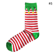 Load image into Gallery viewer, 1 Pair The Christmas Series of Socks Cotton Character Cartoon Absorbent and Breathable Cotton Socks